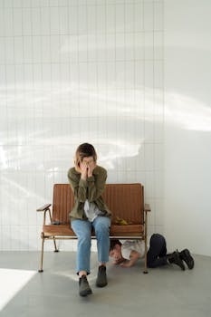 financial district with skyscrapers