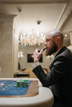 slot machine and chips