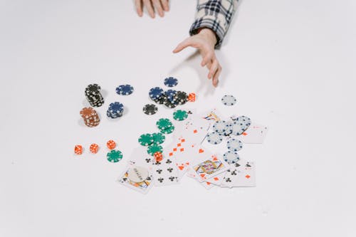 casino chips scene