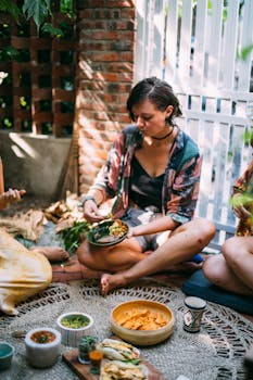 city skyline at sunset
