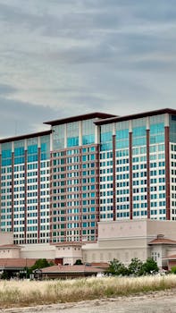 casino interior with gaming tables